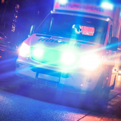 Ambulance in traffic